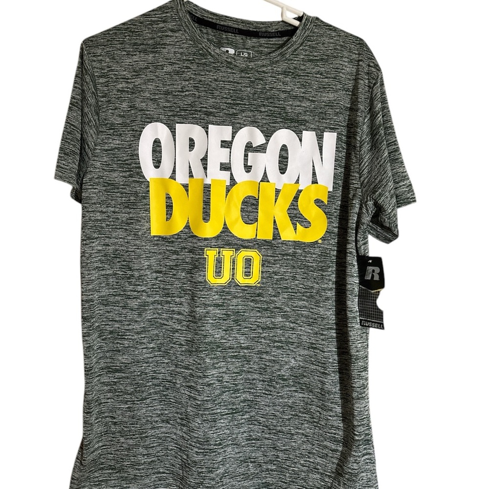 Russell Athletic grey/green Oregon Ducks T-Shirt